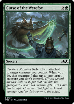Curse of the Werefox (WOE-167) - Wilds of Eldraine Foil