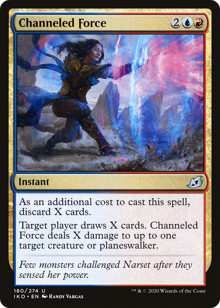 Channeled Force (IKO-180) - Ikoria: Lair of Behemoths Foil