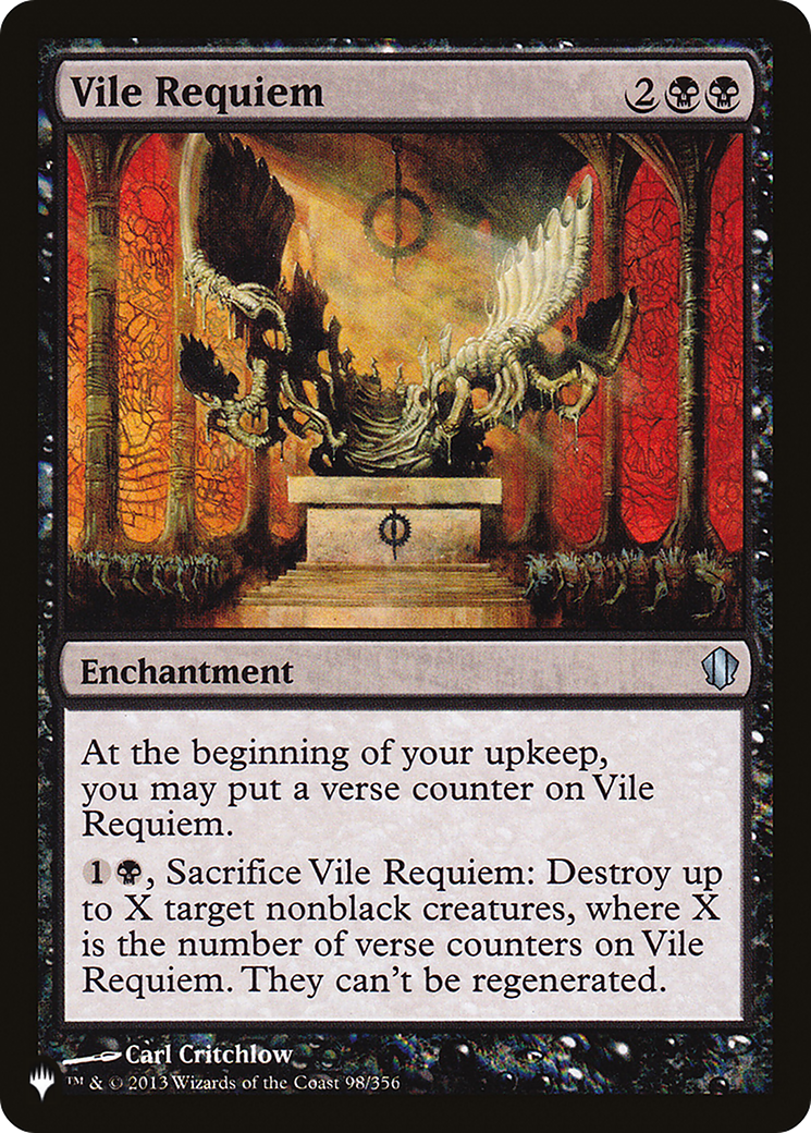 Vile Requiem (LIST-98/356) - The List