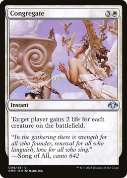 Congregate (DMR-004) - Dominaria Remastered Foil