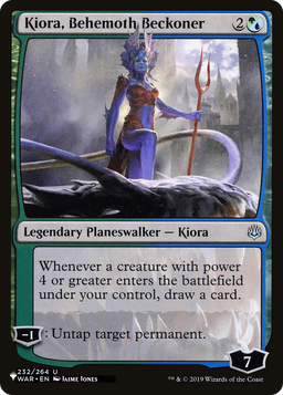 Kiora, Behemoth Beckoner (LIST-232/264) - The List