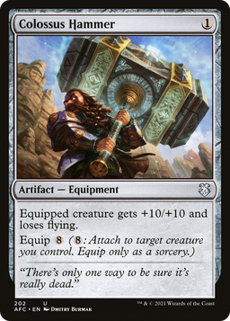 Colossus Hammer (AFC-202) - Forgotten Realms Commander
