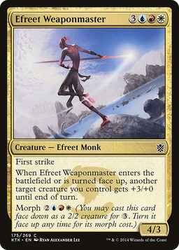 Efreet Weaponmaster (KTK-175) - Khans of Tarkir