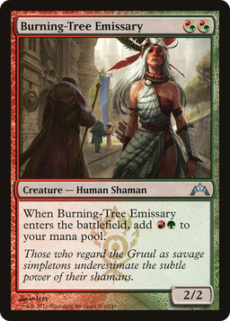 Burning-Tree Emissary (GTC-216) - Gatecrash Foil