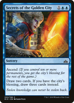 Secrets of the Golden City (RIX-052) - Rivals of Ixalan
