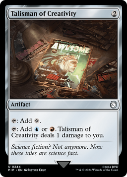 Talisman of Creativity (PIP-244) - Fallout