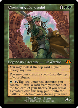 Eladamri, Korvecdal (Retro Frame) (MH3-423) - Modern Horizons 3 Foil