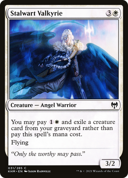 Stalwart Valkyrie (KHM-031) - Kaldheim Foil
