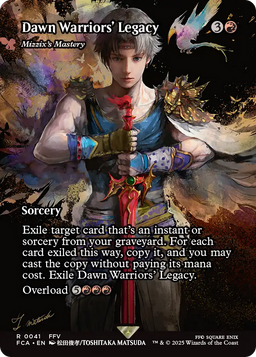 Dawn Warriors' Legacy - Mizzix's Mastery (Showcase) (FCA-041) - FINAL FANTASY: Through the Ages / Dawn Warriors' Legacy (Borderless) Foil