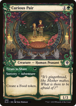 Curious Pair (Showcase) (ELD-296) - Throne of Eldraine: (Showcase) Foil