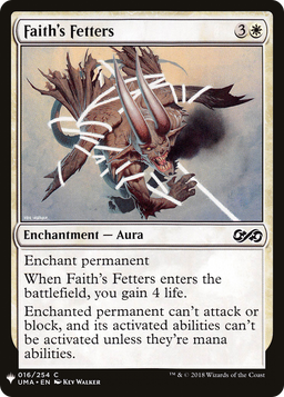 Faith's Fetters (LIST-UMA-16) - The List