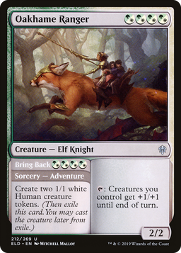 Oakhame Ranger (ELD-212) - Throne of Eldraine Foil