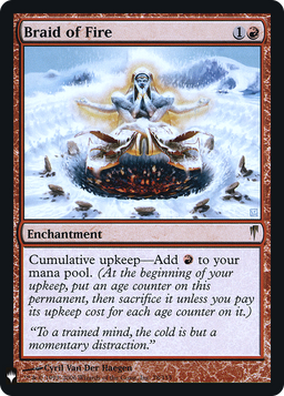 Braid of Fire (LIST-078) - The List Foil