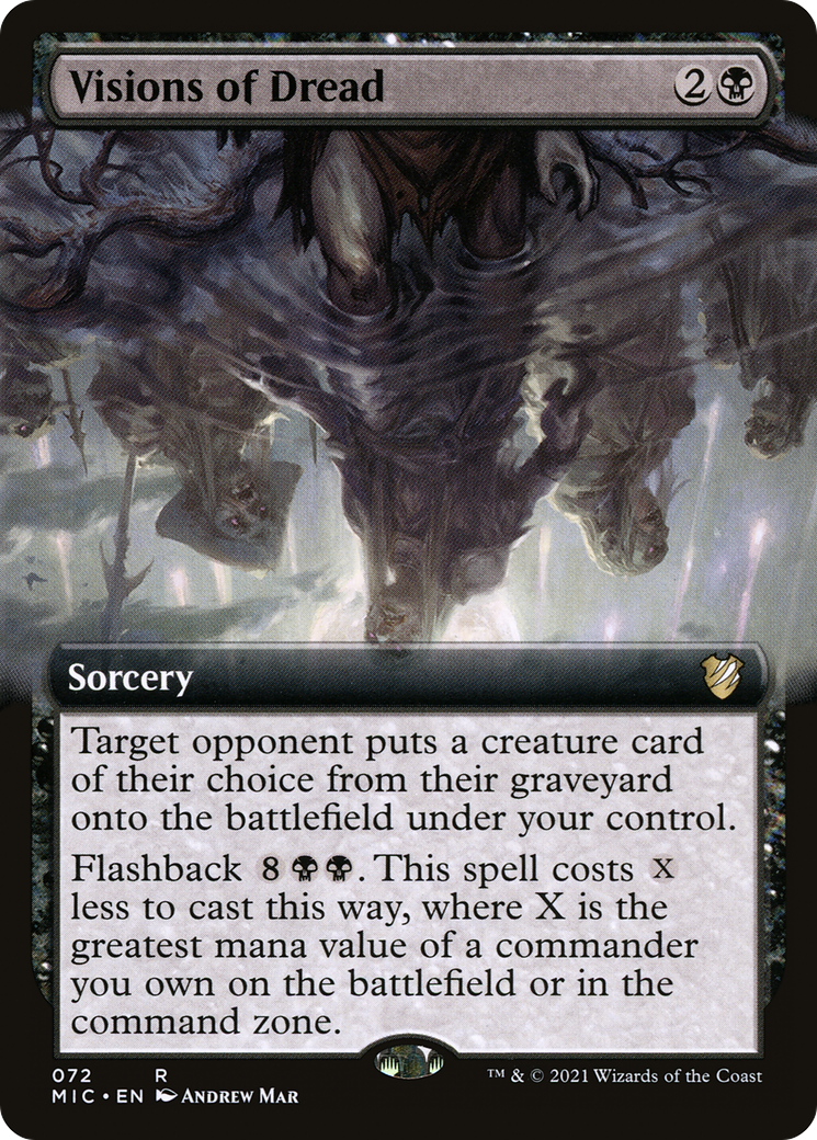 Visions of Dread (Extended Art) (MIC-072) - Midnight Hunt Commander: (Extended Art)