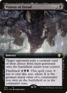 Visions of Dread (Extended Art) (MIC-072) - Midnight Hunt Commander: (Extended Art)