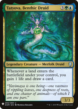 Tatyova, Benthic Druid (LIST-DOM-206) - The List