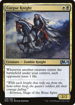 Corpse Knight (M20-206) - Core Set 2020 Foil