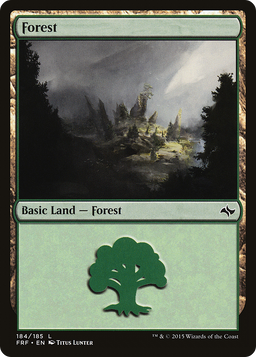 Forest (184) (FRF-184) - Fate Reforged