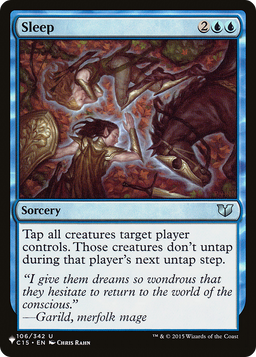 Sleep (C15) (LIST-106/342) - The List