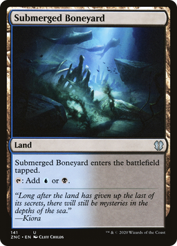 Submerged Boneyard (ZNC-141) - Zendikar Rising Commander