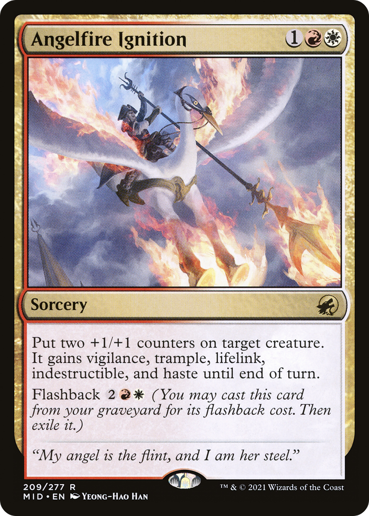 Angelfire Ignition (MID-209) - Innistrad: Midnight Hunt Foil