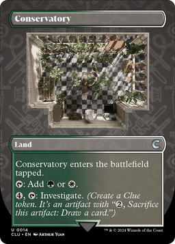 Conservatory (Borderless) (CLU-014) - Ravnica: Clue Edition