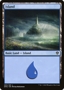 Island (265) (DMU-265) - Dominaria United Foil