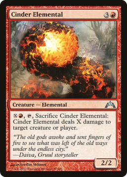 Cinder Elemental (GTC-087) - Gatecrash Foil