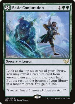 Basic Conjuration (STX-120) - Strixhaven: School of Mages: (lesson) Foil