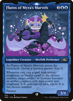 Fluros of Myra's Marvels (Showcase) (UNF-247) - Unfinity: (Showcase) Foil