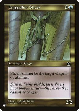 Crystalline Sliver (LIST-) - The List