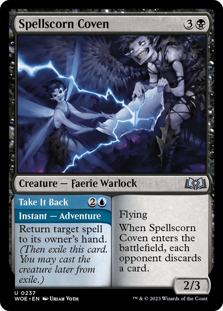 Spellscorn Coven (WOE-237) - Wilds of Eldraine Foil