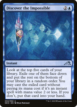 Discover the Impossible (NEO-050) - Kamigawa: Neon Dynasty Foil