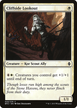 Cliffside Lookout (BFZ-020) - Battle for Zendikar Foil