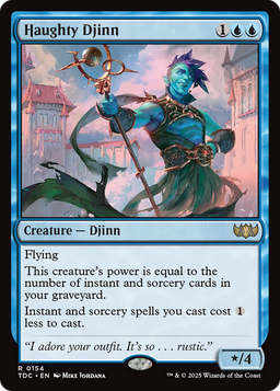 Haughty Djinn (TDC-154) - Commander: Tarkir: Dragonstorm