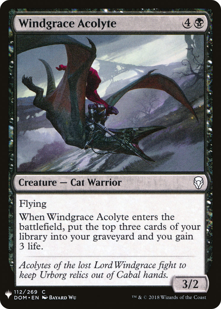 Windgrace Acolyte (LIST-112) - The List