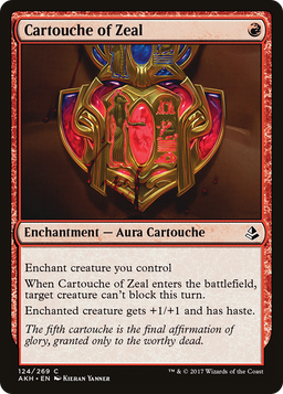 Cartouche of Zeal (AKH-124) - Amonkhet