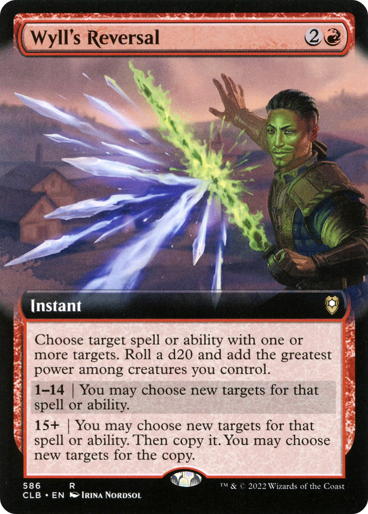 Wyll's Reversal (Extended Art) (CLB-586) - Commander Legends: Battle for Baldur's Gate: (Extended Art)