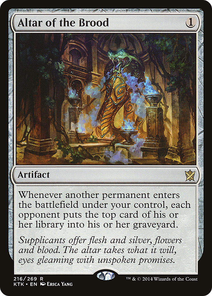 Altar of the Brood (KTK-216) - Khans of Tarkir Foil