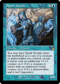 Spark Double (Retro Frame) (RVR-319) - Ravnica Remastered Foil