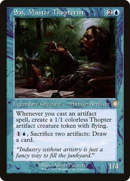 Sai, Master Thopterist (Retro Frame) (BRC-093) - The Brothers' War Commander