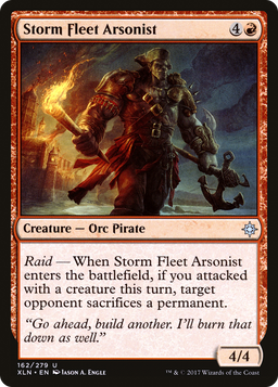 Storm Fleet Arsonist (XLN-162) - Ixalan Foil