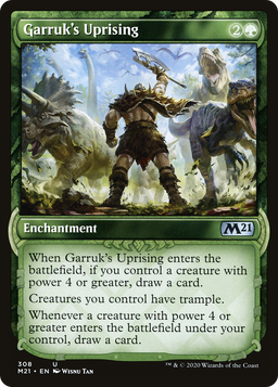 Garruk's Uprising (Showcase) (M21-308) - Core Set 2021: (Showcase)