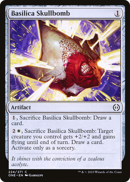 Basilica Skullbomb (ONE-224) - Phyrexia: All Will Be One Foil