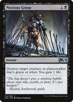 Noxious Grasp (M20-110) - Core Set 2020