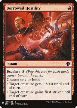Borrowed Hostility (LIST-121) - The List