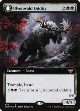 Ulvenwald Oddity (Extended Art) (VOW-394) - Innistrad: Crimson Vow: (Extended Art, Double Faced Transform) Foil