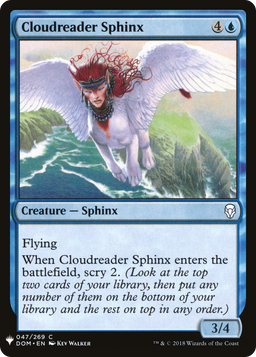 Cloudreader Sphinx (LIST-DOM-47) - The List