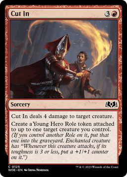 Cut In (WOE-125) - Wilds of Eldraine Foil
