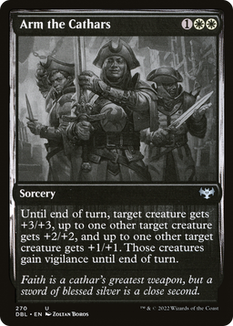 Arm the Cathars (DBL-270) - Innistrad: Double Feature Foil